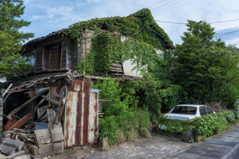 老朽化した木造家屋